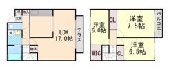 六甲ビュートの間取り画像