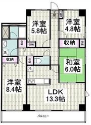 ガーデンシティ金沢文庫の間取り画像