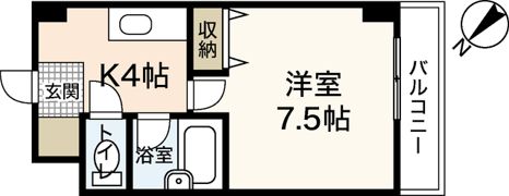 エトワール河地の間取り画像