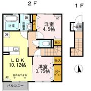 T-room前沢の間取り画像