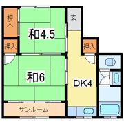パセオ第一大島の間取り画像