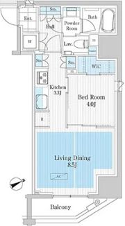 パークアクシス浅草橋Ⅱの間取り画像