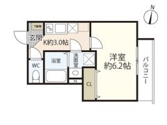 GREENHILL HATSUKAICHIの間取り画像