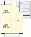 コーポ小野田の間取り画像