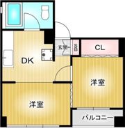 コーポ桂の間取り画像