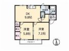 エスパディ B棟の間取り画像