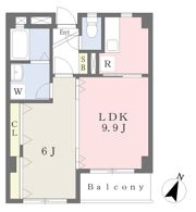 K2マンションの間取り画像