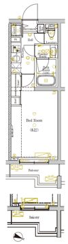 DIPS赤羽北EASTの間取り画像
