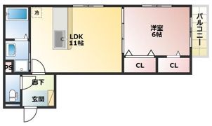 セジュール宮崎の間取り画像