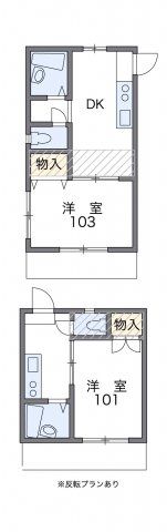 レオパレス西川口第30の間取り画像