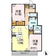 グレイス ソシアM A棟の間取り画像