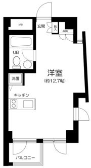 シンシア三軒茶屋レジデンスカフェの間取り画像