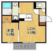 カズコートAの間取り画像