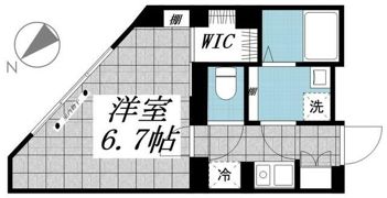 CREAL新宿山吹町の間取り画像