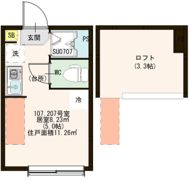 Le Serene Nishi Ogikuboの間取り画像