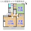 メゾンドォ渕谷Bの間取り画像
