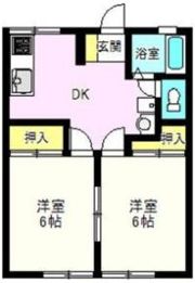 タウンハイツⅠの間取り画像