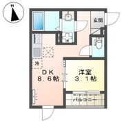 仮）八王子市北野町マンション新築工事の間取り画像
