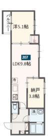 MELDIA八広Ⅴの間取り画像