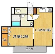 レゾン岩瀬I・IIの間取り画像