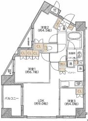 ダイナシティ西横浜の間取り画像