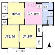 ラ・クレベールAの間取り画像