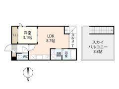 GRANDTIC VILLETTA-N3の間取り画像