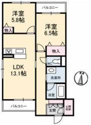 ベレオ北矢三の間取り画像