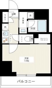 ハーモニーレジデンス大塚山手の間取り画像