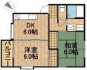 コーポ内山Aの間取り画像