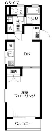 NKハイツ3の間取り画像