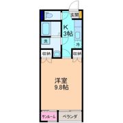 ドゥウエル婦中の間取り画像