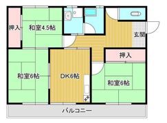 安井マンション Bの間取り画像