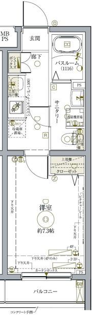 クレヴィスタ練馬武蔵関の間取り画像