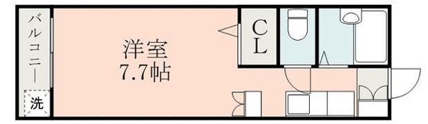 ファッティ黒髪の間取り画像