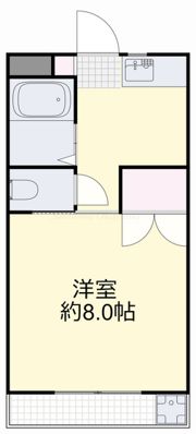 フローリッシュ神田Iの間取り画像