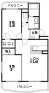 アレイズ和合の間取り画像
