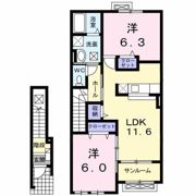 フォンテーヌの間取り画像