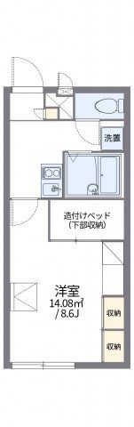 レオパレスルリームⅢの間取り画像