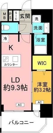 プレサンスNAGOYA覚王山の間取り画像