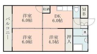 ラピス龍田の間取り画像