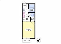 ハピネス栗谷Ⅱの間取り画像