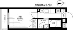 アルテールA棟の間取り画像