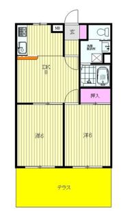 メゾン遠山Ⅱの間取り画像