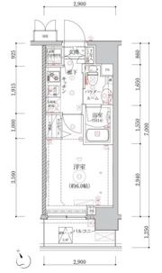 クレイシア品川戸越銀座の間取り画像
