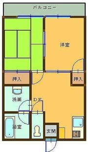 コーポウィンドミルの間取り画像
