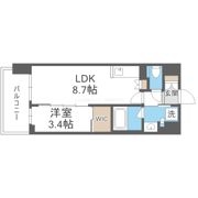 コンフォリア新大阪宮原Qの間取り画像