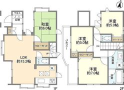 北町4丁目貸家の間取り画像