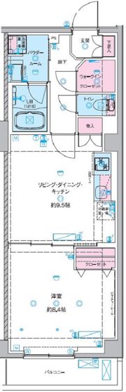 ジェノヴィア桜上水Ⅱの間取り画像