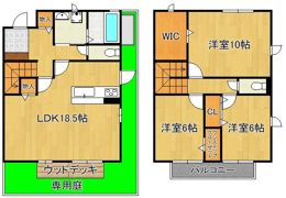 ドルチェ響のの間取り画像